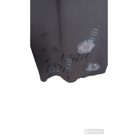 BLUEFISH VIntage Maxi Hand Painted CXLVII Flower Organic Cotton Boho Dress 10 - Picture 4 of 5